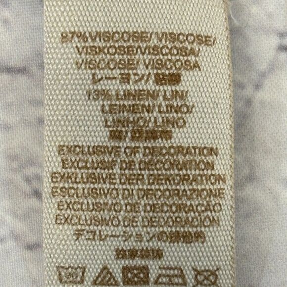 Free People Women Long Sleeve Blouse Top Shirt Size Large Floral Boho D043 -9 - Picture 7 of 15